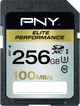 PNY Elite Performance R100/W75 SDXC    256GB, UHS-I U3, Class 10 (SD256ELIPER-EF)