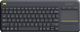 Logitech K400 Plus Wireless Touch Keyboard schwarz, USB, US (920-007145)