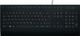 Logitech Corded Keyboard for Business K280e, schwarz, USB, DE (920-008669)