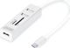 Digitus USB-Hub,  3x USB-A 2.0, USB-C 2.0 [Stecker] (DA-70243)
