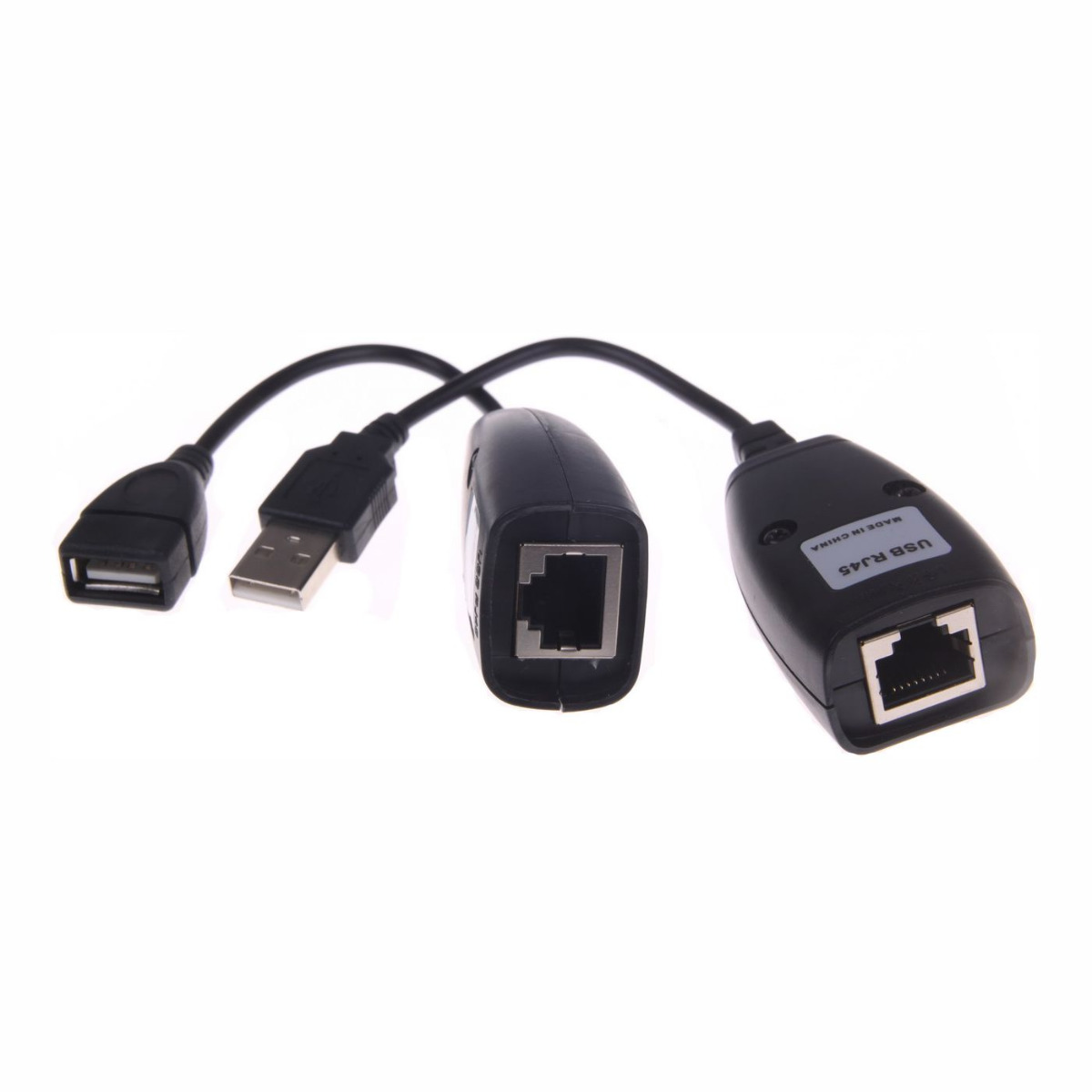 FirstCom N1092 USB-Verlängerung über Cat-5/6 Netzwerkkabel Extender-Set