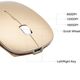 Tonor Rechargeable Bluetooth Maus Silent Wireless Mouse Slim Gold